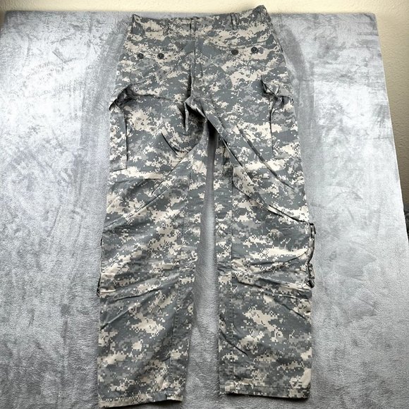 US Army Combat Uniform Pants Mens Medium Long Digital Camouflage Cargo Ripstop - Picture 7 of 9